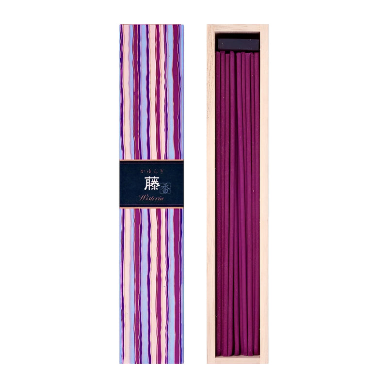 KAYURAGI Japanese Cypress Incense 40 sticks Wisteria