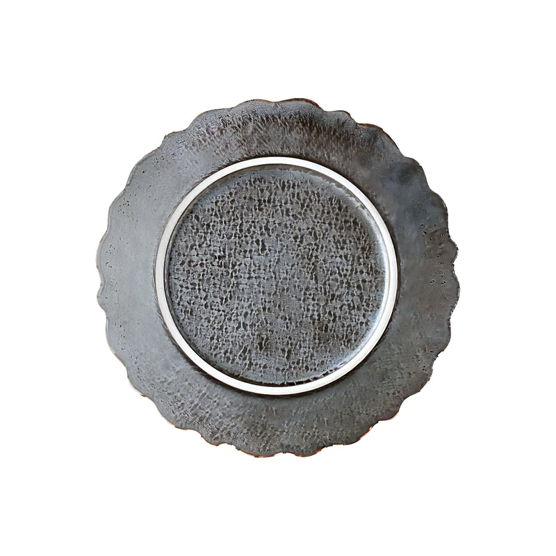 Japanese Sauce Dish 11cm Minorutouki Omnis Kuro Brown