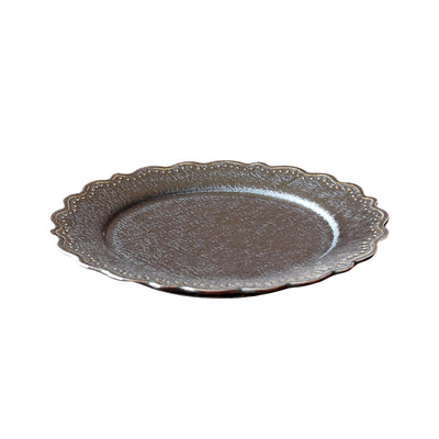 Japanese Sauce Dish 11cm Minorutouki Omnis Kuro Brown