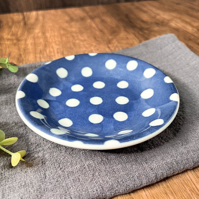 Japanese Sauce Dish 12cm Dots