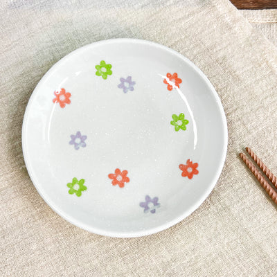 Japanese Ceramic Side Plate 14cm Petite Fleur