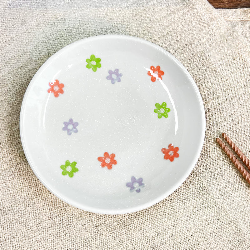 Japanese Ceramic Side Plate 14cm Petite Fleur