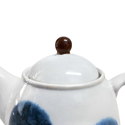 BRUSH BLUE Set of 3 Tea Pot & Cups PAIKAJI Monogatari