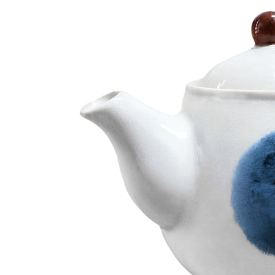 BRUSH BLUE Set of 3 Tea Pot & Cups PAIKAJI Monogatari