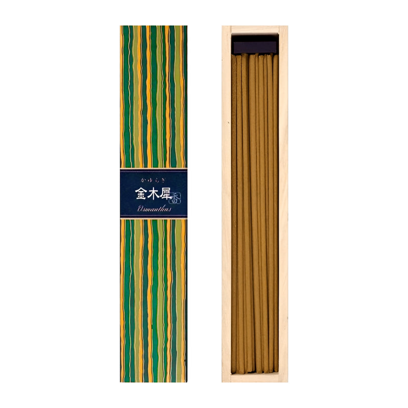 KAYURAGI Japanese Cypress Incense 40 sticks Osmanthus