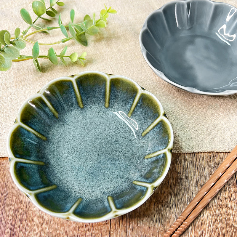 Japanese Side Plate 13cm Charming Grey