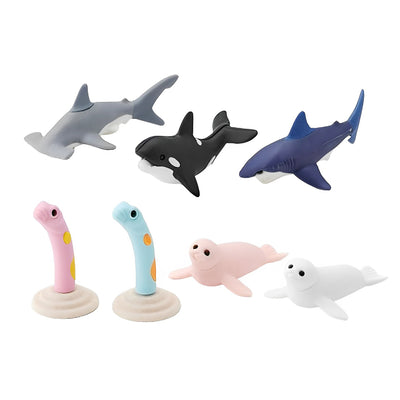 Japanese Iwako Puzzle Eraser Ocean 9pk