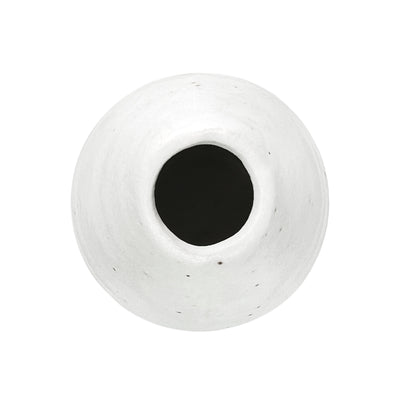 Japanese Mini Tear Drop Vase White Snow