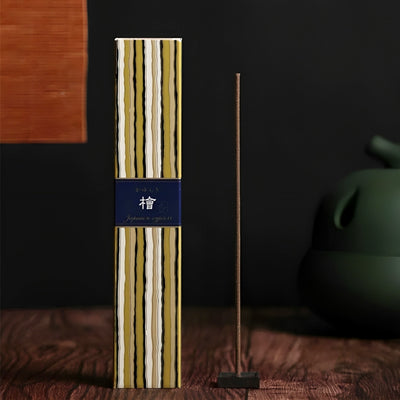 KAYURAGI Japanese Cypress Incense 40 sticks Japanese Cypress
