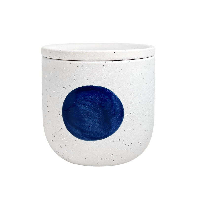 Blot Ceramic Planter & Pot With Saucer 11.5cm