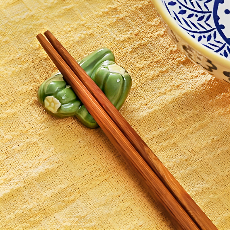 Handcrafted Capsicums Chopstick Holder Rest Mino Ware Made In Japan