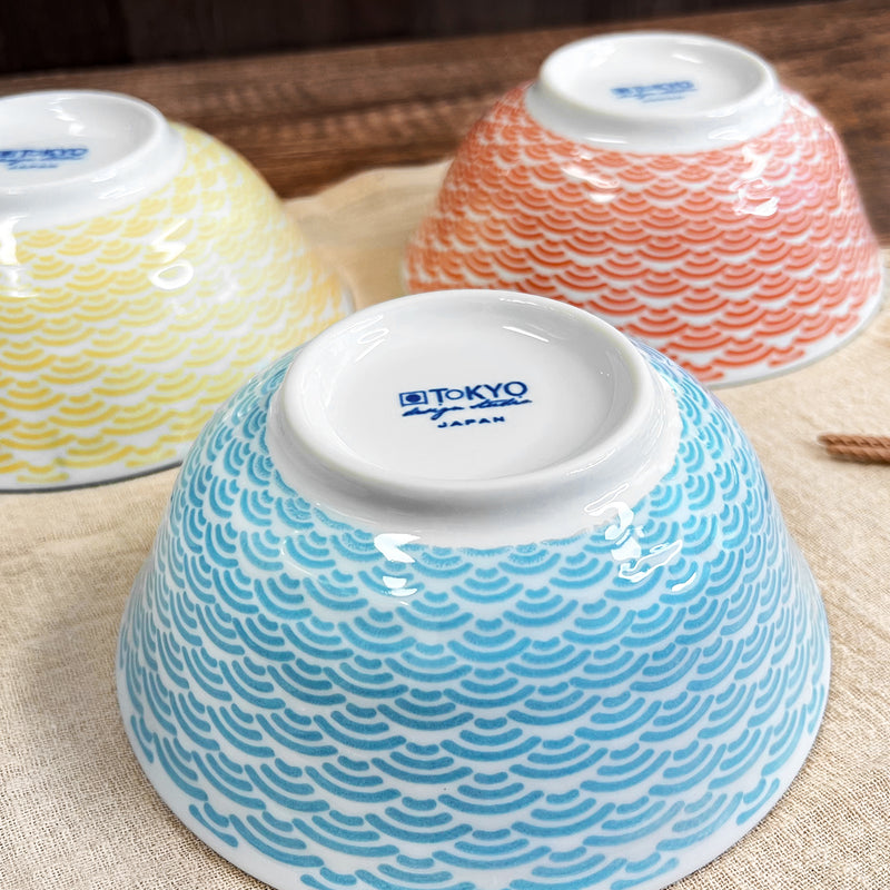 Japanese Noodle Bowl 15.5cm Asanoha-wave
