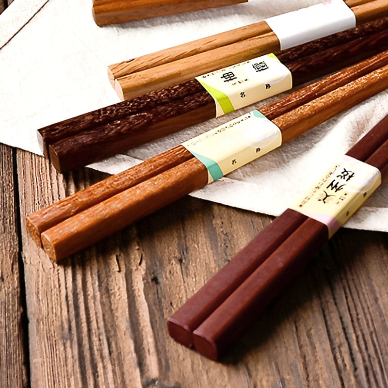 Natural Wood Chopsticks Spear Tree 22.5cm Made In Japan