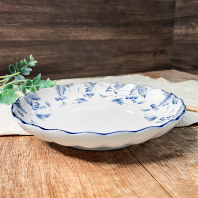 Yomashita Side Plate 19cm Grape Vines Made In Japan