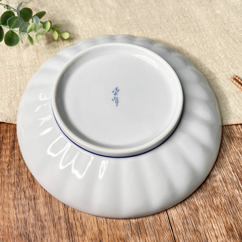 Yomashita Side Plate 19cm Grape Vines Made In Japan