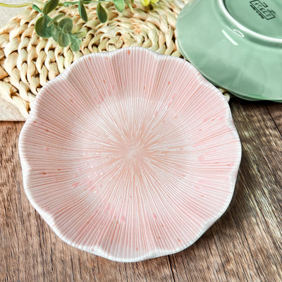 Japanese Pottery Side Plate 13.5cm Blush