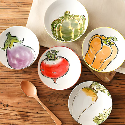 Japanese Ceramic Side Plate 13cm Eggplant
