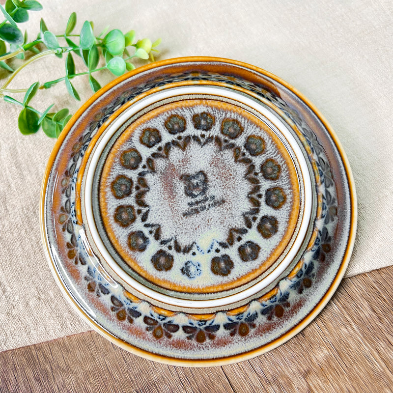 Japanese Side Plate 17cm Mino Ware Timeless