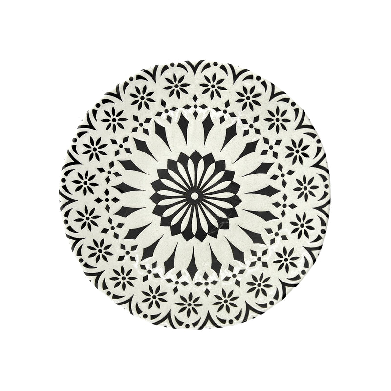 Japanese Serving Plate 20.5cm Zahra Cream