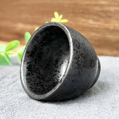 Japanese Tea Sake Cup Ochoko 5.5cm Black