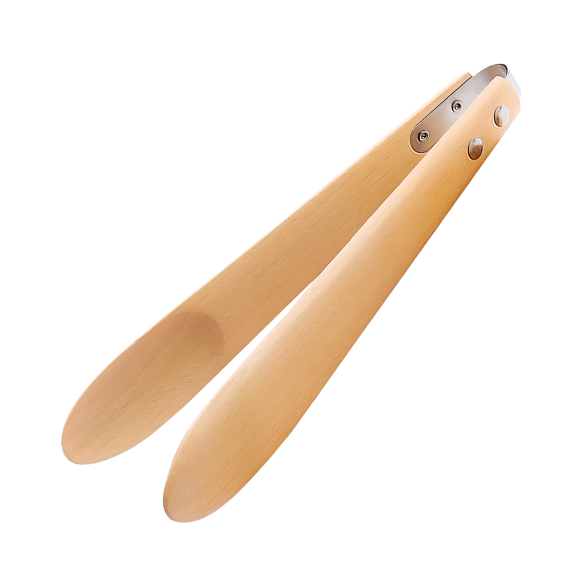 Japanese Natural Beech Wood Tongs Large 27cm Gokan