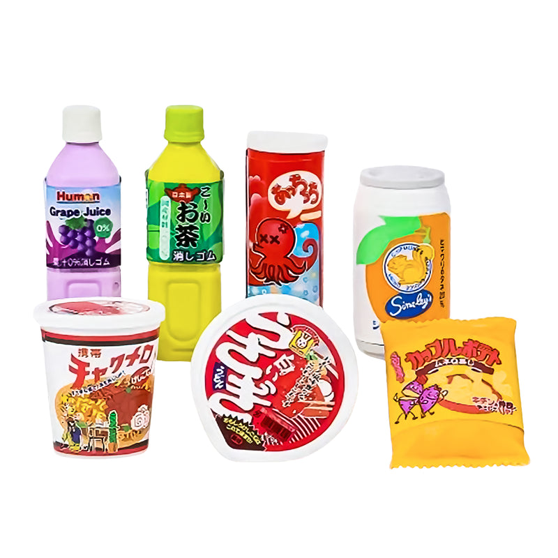 Japanese Iwako Puzzle Eraser DRINKS AND SNACK FOODS 7pk