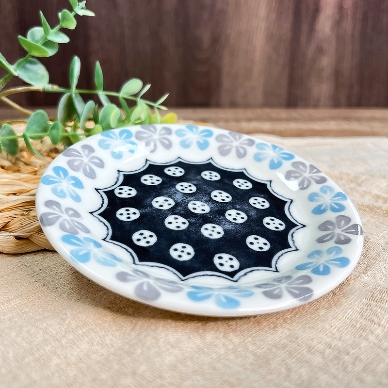 Japanese Sauce Dish 12cm Lotus Root