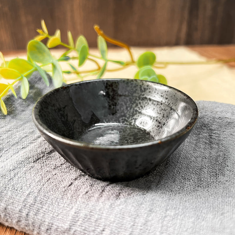 Japanese Sauce Dish 7.5cm Black