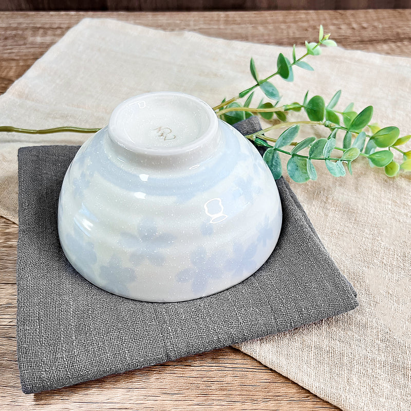 Japanese Rice Bowl Series 12cm Sakura Pale Blue