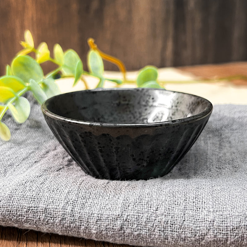 Japanese Sauce Dish 7.5cm Black