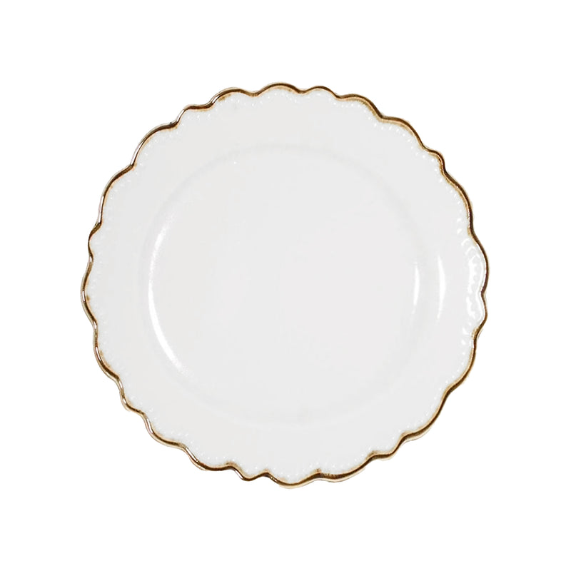 Japanese Plate 23cm Minorutouki Omnis Kuro White