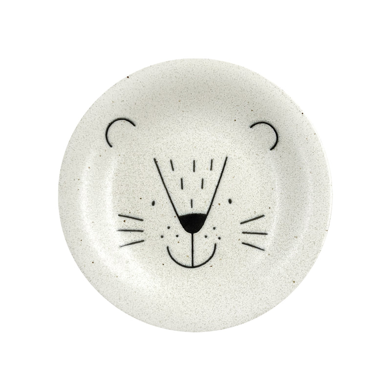 Japanese Side Plate 16.5cm MOGUMOGU Cute Lion