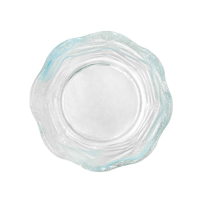 Japanese Glass Dessert Cup Ice Blue 7.5cm Crafted In Japan