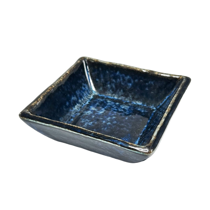 Japanese Ceramic Sauce Dish 9cm Midnight