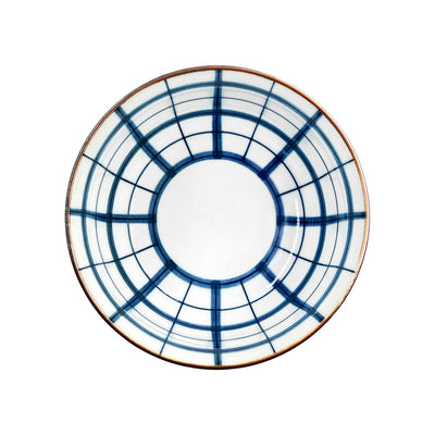 Japanese Ceramic Rice Bowl 14cm Windowpane