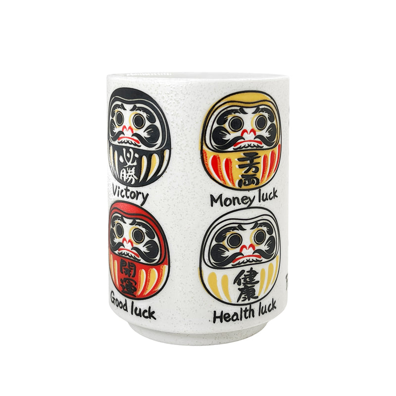 Japanese Ceramic Tea Cup Fuku Daruma 350ml