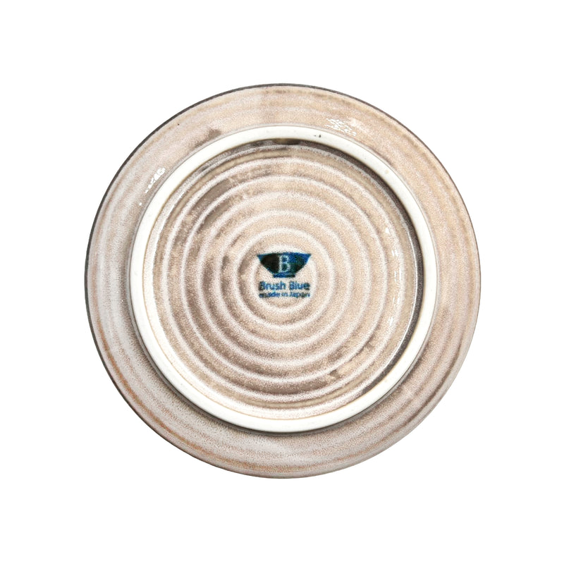 Japanese Ceramic Serving Plate 20cm Awasaka Pink Tenda