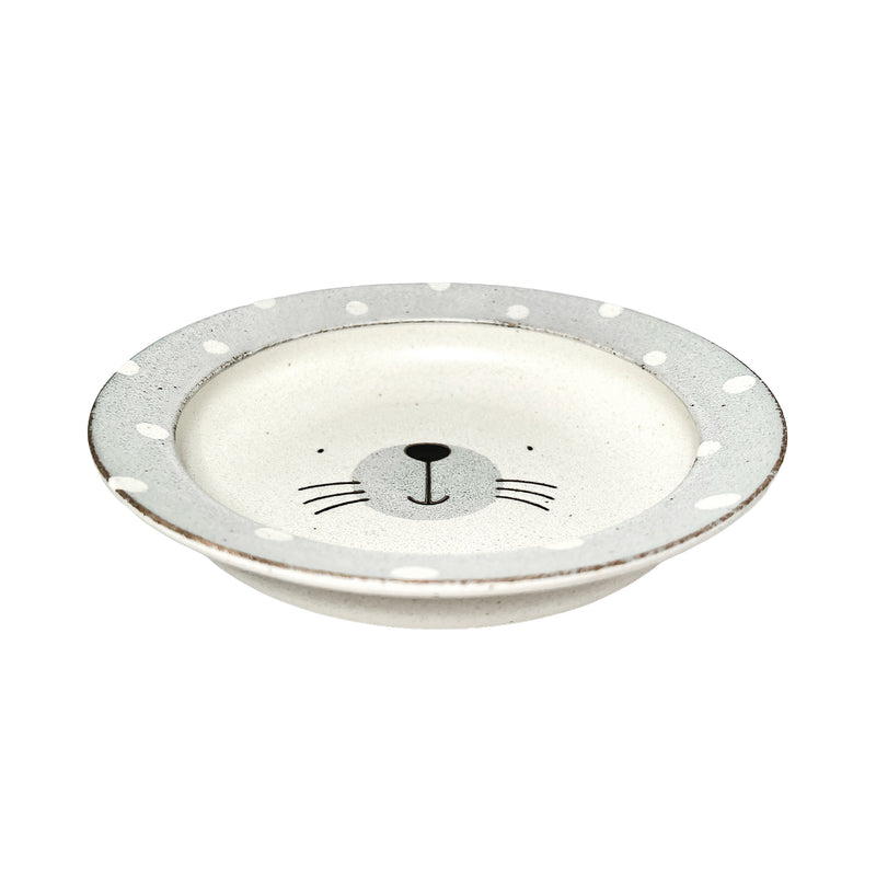 Japanese Serving Bowl 22.5cm MOGUMOGU Cute Seal