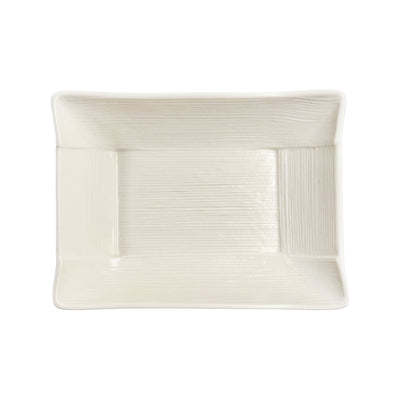 Japanese Rectangular Serving Bowl 16cm Cream