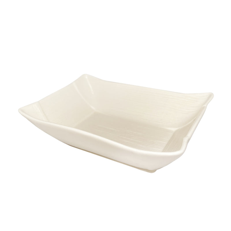 Japanese Rectangular Serving Bowl 16cm Cream