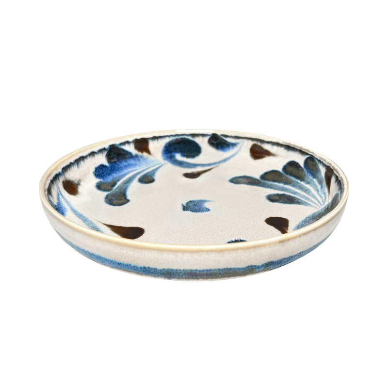 Japanese Ceramic Plate PAIKAJI 20cm Wind