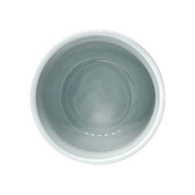 Japanese Tea Cup White Ceramic Plum 250ml