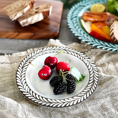 Japanese Large Ceramic Serving Bowl 21.5cm French Grey