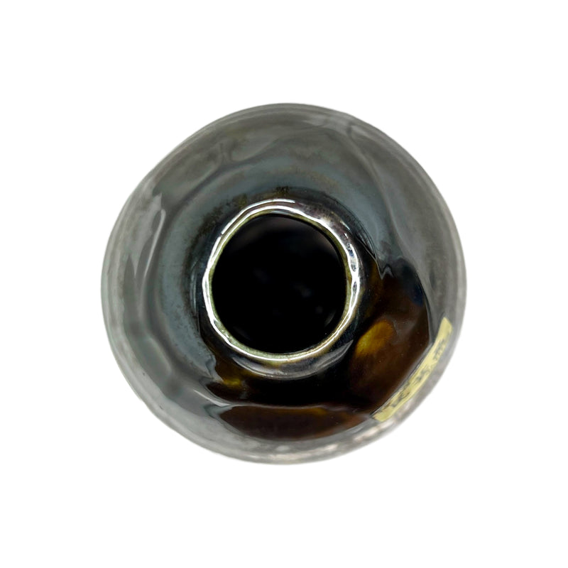 Japanese Mini Tear Drop Vase Black Glaze