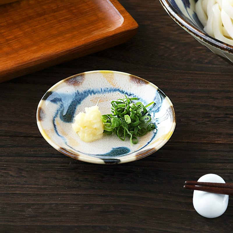 Japanese Ceramic Sauce Dish 9cm Chromaliana
