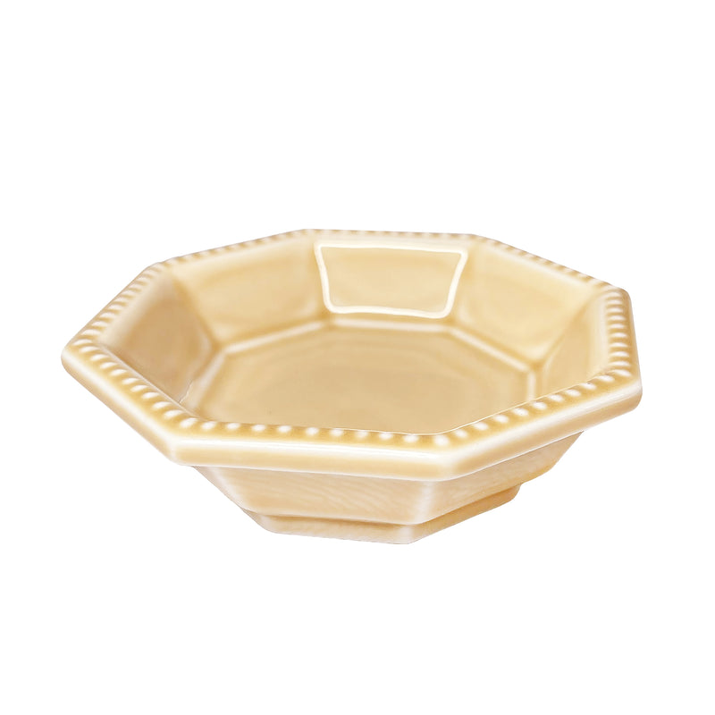 Minorutouki Mino Ware "Amy" Sauce Dish 9cm Light Caramel
