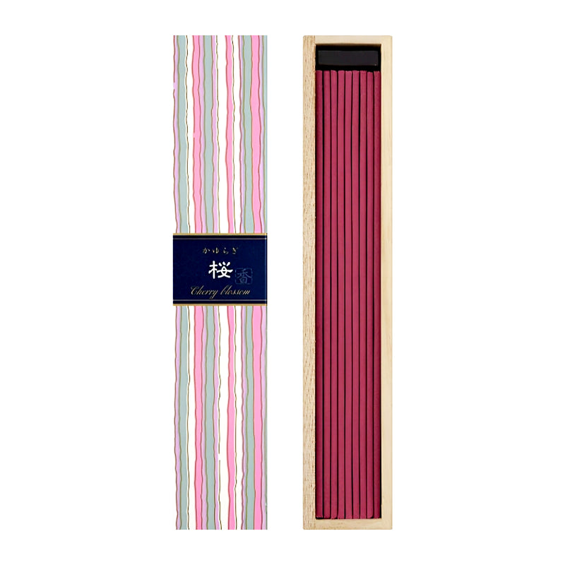 KAYURAGI Japanese Cypress Incense 40 sticks Cherry Blossom