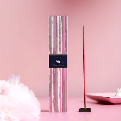 KAYURAGI Japanese Cypress Incense 40 sticks Cherry Blossom