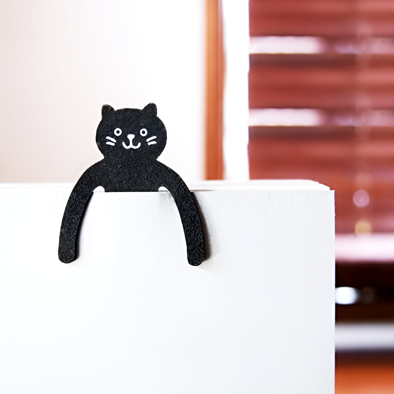 Clip Family Series Bookmark Black Cat