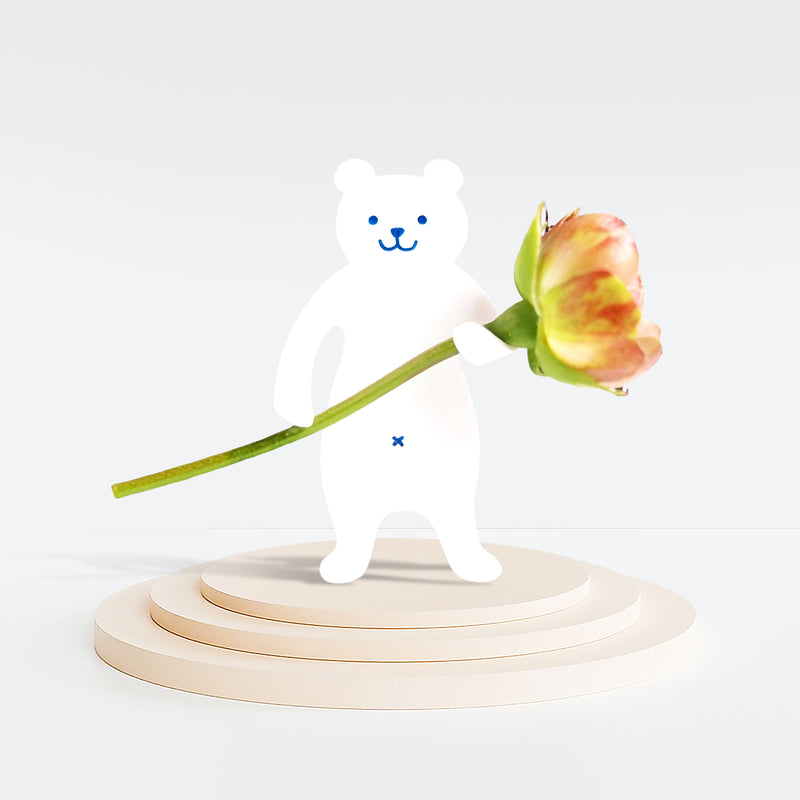 Clip Family Series Clip & Card Polar Bear